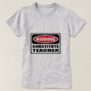 Buscar profesor sustituto camisetas Divertido
