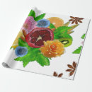 Buscar petunias papel de regalo Naranja