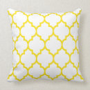 Buscar quatrefoil amarillo cojines Elegante