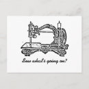 Buscar máquina de coser postales Antiguo