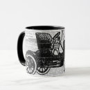 Buscar coches antiguos tazas Negro