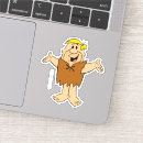 Buscar hombre de las cavernas pegatinas Dibujo animado retro