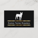 Buscar boston tarjetas de visita Criador de perros