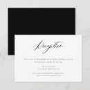 Buscar nupcial tarjetas rsvp Elegante