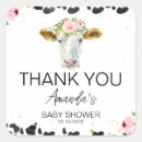 Buscar floral baby shower pegatinas Acuarela