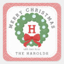 Buscar christmas monogram pegatinas Moderno