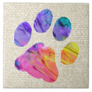 Buscar paw azulejos Amante de los animales