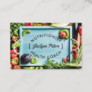 Buscar verduras tarjetas de visita Moderno