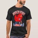 Buscar corazón roto camisetas Día de san valentín