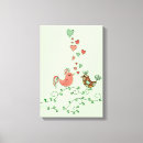 Buscar pájaros del amor lienzos Flores
