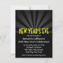 Buscar new years invitaciones Negro