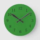 Buscar cubiertos relojes de pared Verde