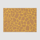 Buscar huella jirafa de papel de seda Elegante