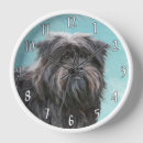 Buscar mono relojes de pared Perro