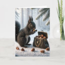 Buscar ardilla negra tarjetas Invierno