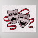 Buscar comedia y tragedia posters Máscaras