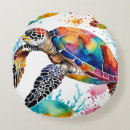 Buscar arte de la tortuga cojines Tropical
