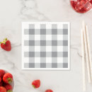 Buscar gris y blanco servilletas Para todos