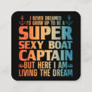 Buscar capitán del barco tarjetas de visita Vela