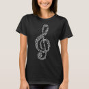 Buscar treble clef camisetas Clavo