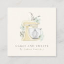 Buscar dulces tarjetas de visita Chef pastelero