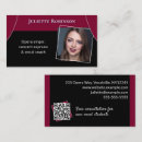Buscar ópera tarjetas de visita Cantante
