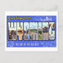 Buscar estado de wyoming postales Vintage