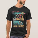 Buscar cumpleaños 1977 camisetas Hecho