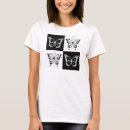 Buscar diseño blanco y negro camisetas Moderno