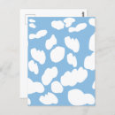 Buscar cielo azul y blanco postales Para ella