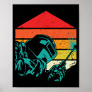 Buscar soldador posters Casco