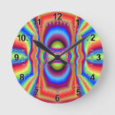 Buscar hipnótico relojes de pared Abstracto
