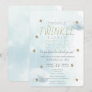 Buscar azul claro y blanco invitaciones Futura madre