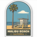 Buscar malibu california pegatinas Océano