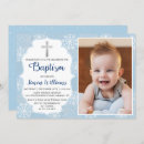 Buscar copos de nieve de plata invitaciones Azul