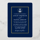 Buscar nautical wedding invitaciones Azul marino