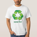 Buscar reciclaje de símbolo camisetas Verde