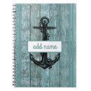Buscar ancla náutica cuadernos Rústico