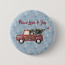 Buscar paz y amor chapas Árbol de navidad