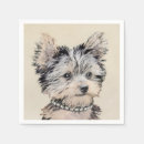 Buscar yorkshire servilletas Perro
