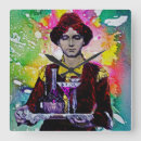 Buscar arte óptico relojes de pared Abstracto