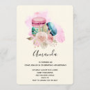 Buscar macarons invitaciones Acuarela