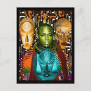 Buscar máscara africana postales Africano