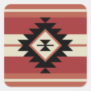 Buscar azteca cuadradas pegatinas Nativo
