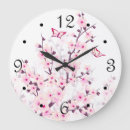 Buscar sakura relojes de pared Flores