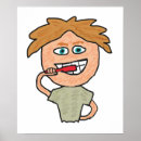 Buscar dientes de cepillado posters Cuidado dental