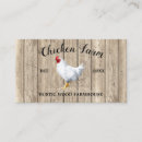 Buscar pollos tarjetas de visita Casa de campo
