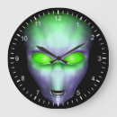 Buscar extraterrestre relojes de pared Fantasía