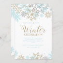Buscar copos de nieve de plata invitaciones Invierno