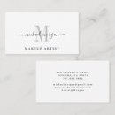 Buscar maquilladora tarjetas de visita Clientes